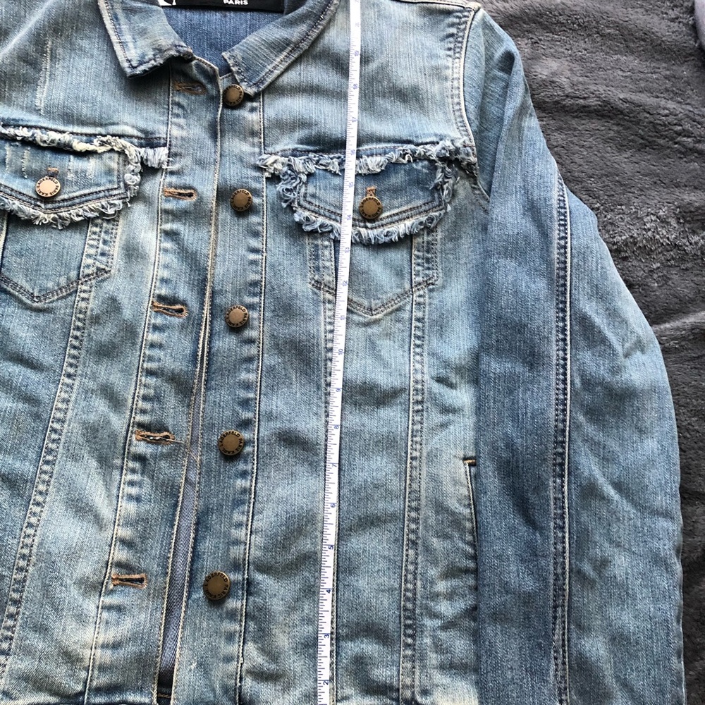 - Karl Lagerfeld Paris. light Blue, Jean Jacket. M-L - Picture 9 of 10